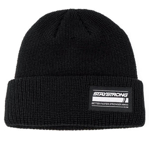 Stay Strong BFS Patch Beanie - Negro
