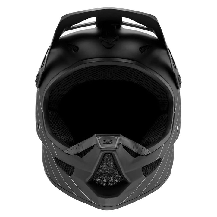 100% Status Youth Race Helm - Essential Black