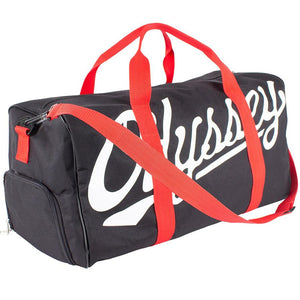 Odyssey Slugger Duffle Tasche - Black with Red Straps