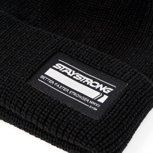 Stay Strong BFS Patch Beanie - Negro