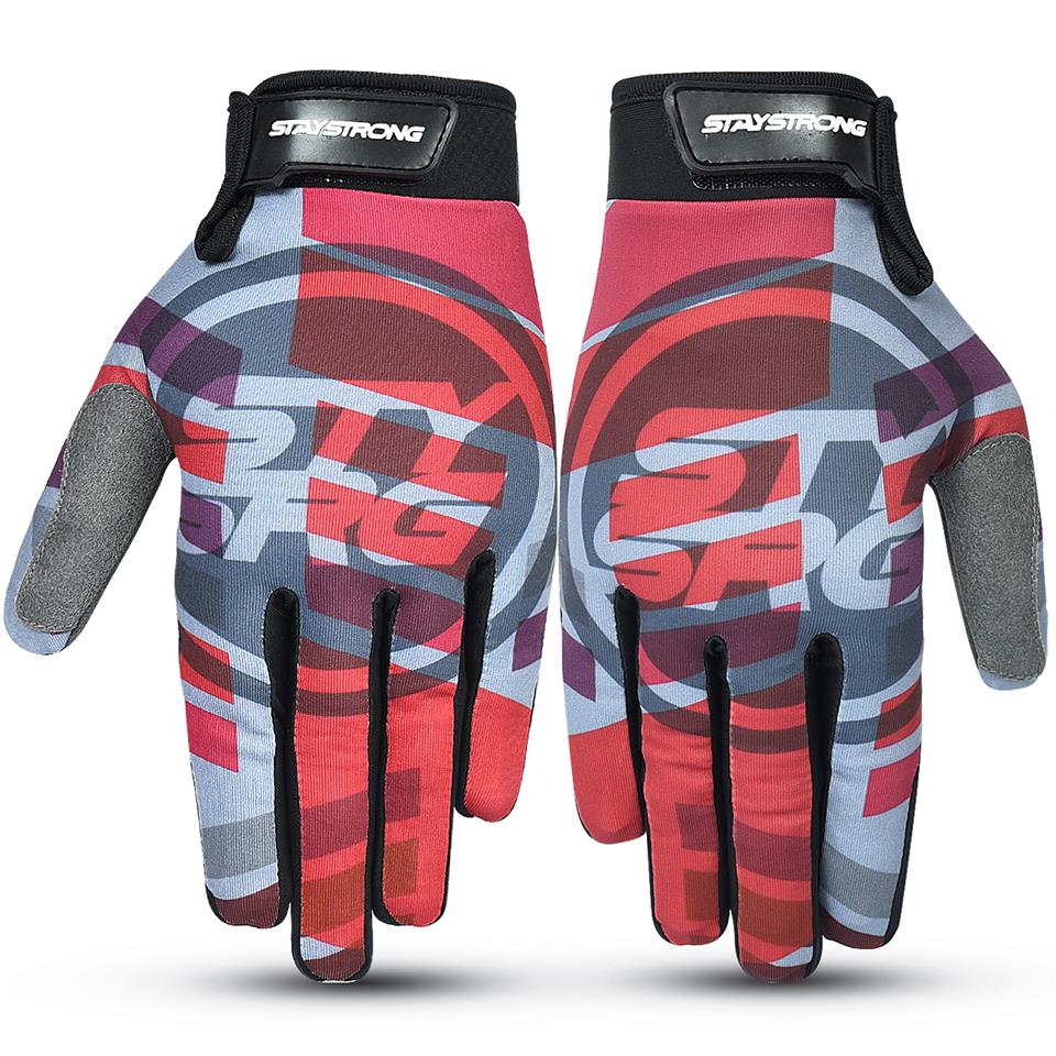 Stay Strong Icon Line Guantes - Wine