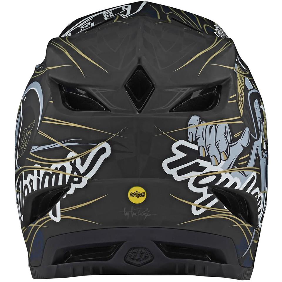 Troy Lee D4 Carbon Race Helmet - Limited Edition Blue Eyeball