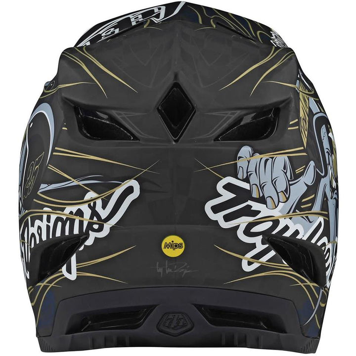 Troy Lee D4 Carbon Race Helmet - Limited Edition Blue Eyeball