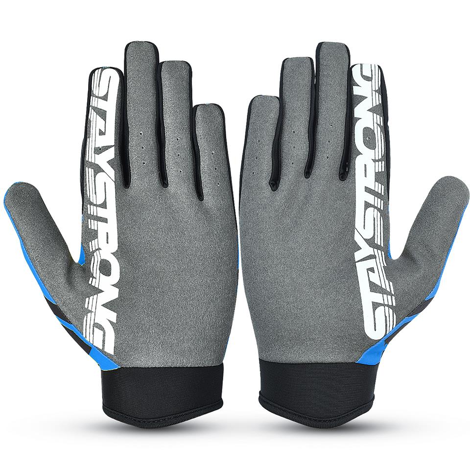 Stay Strong Chev Stripe Gloves - Teal