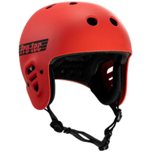 Pro-Tec Full Cut Helm - Matte Bright Red