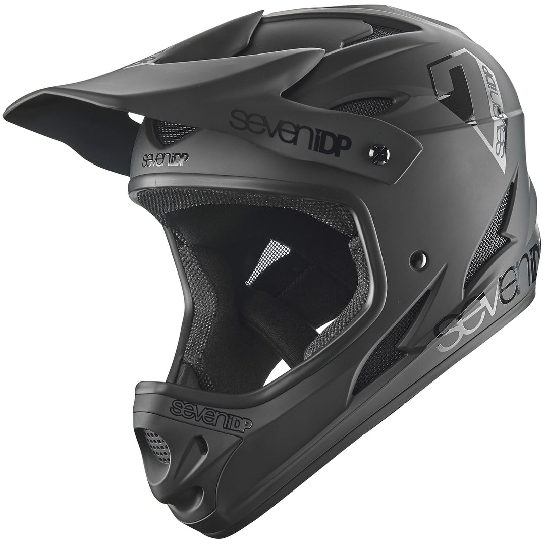 Seven iDP M1 Race Casco - Matt Black/Gloss Black