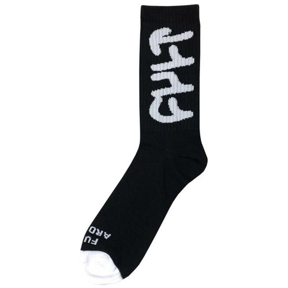 Cult Big Logo Crew Socks - Black