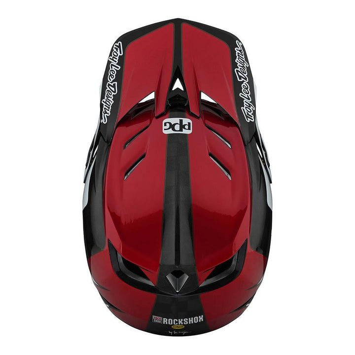 Troy Lee D4 Carbon Race Casque - Corsa Sram Red