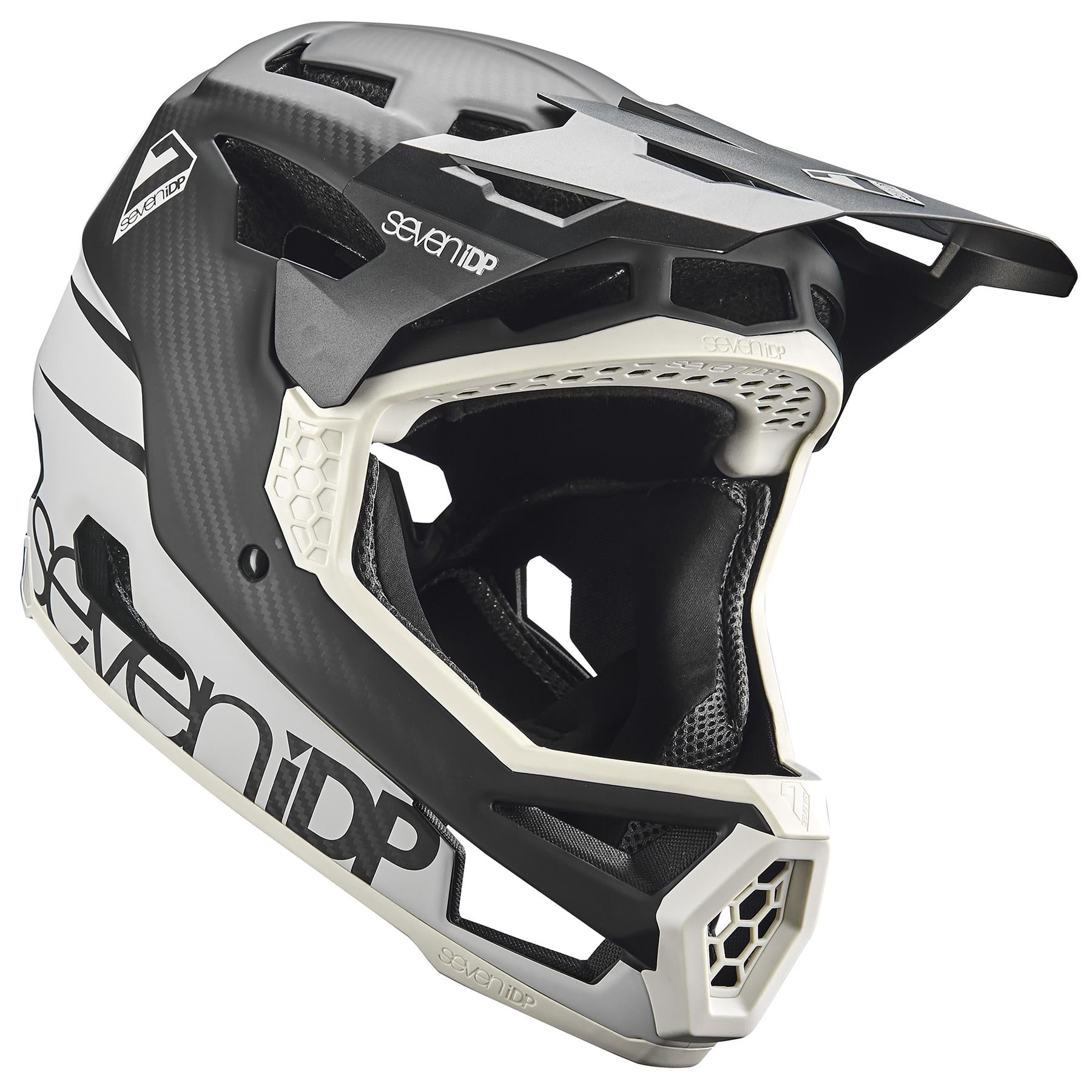 Seven iDP Project 23 Carbon Race Helm - Cool Grey /Raw Carbon