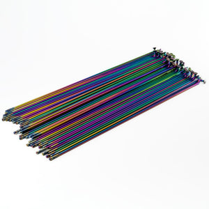 Source Stainless Spokes (40 Pack) - Rainbow