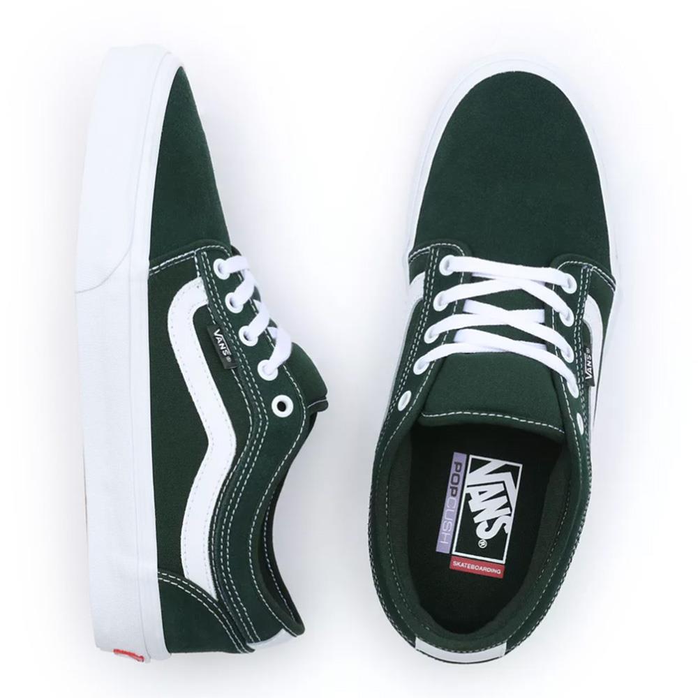 Vans Chukka Low Sidestripe - Verde scuro/Bianco