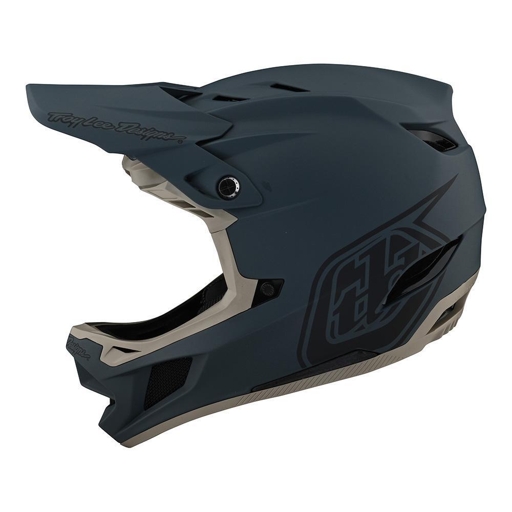 Troy Lee D4 Composite Race Helm - Stealth Grey