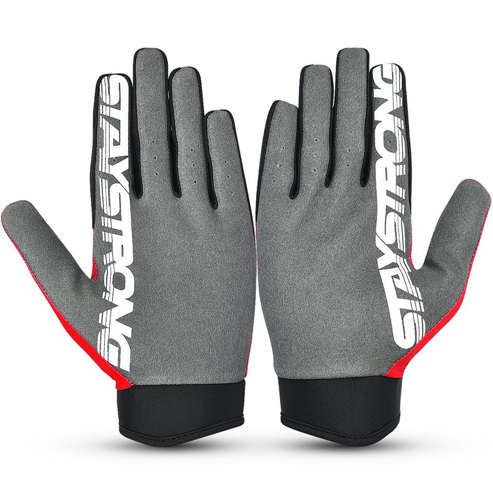 Stay Strong Staple 3 Youth Guantes - Red