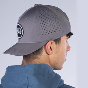 Stay Strong Icon Perf Snapback - Grey