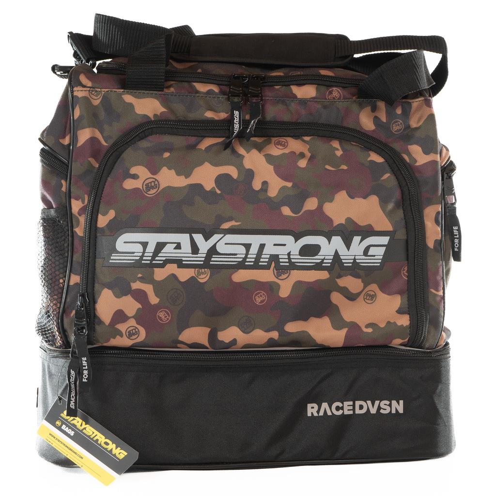 Stay Strong Race DVSN Helmet/Kit Borsa - Green Camo