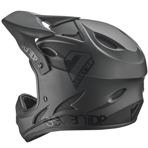 Seven iDP M1 Race Helm - Matt Black/Gloss Black