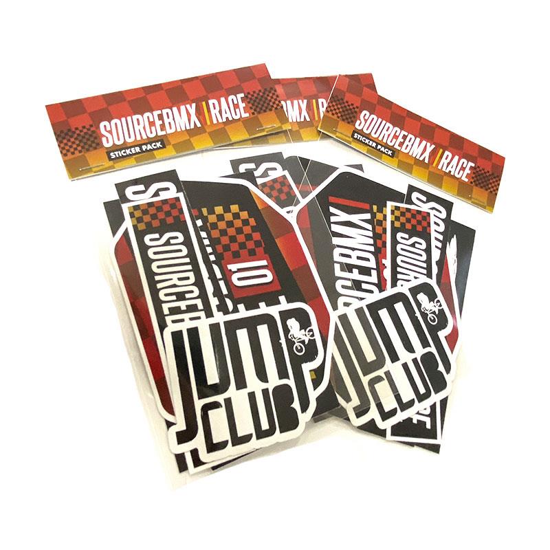 Source BMX Pack de pegatinas Race