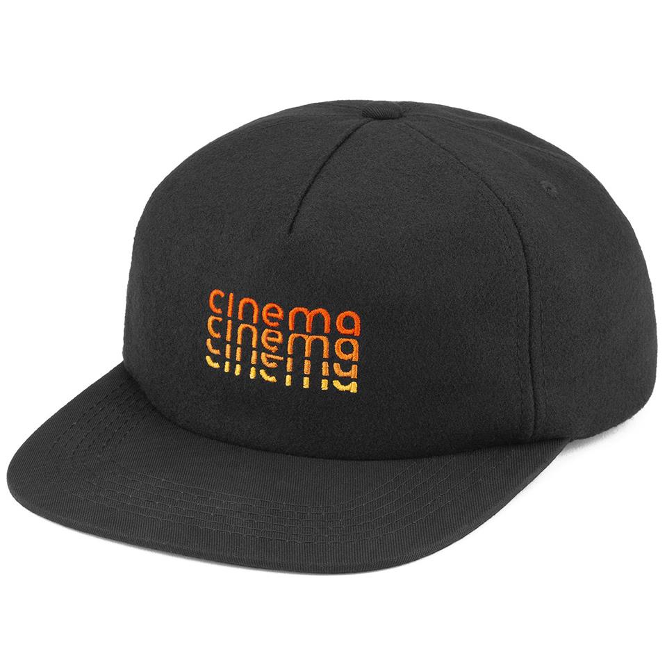 Cinema Stack Melton Wool Hat - Black