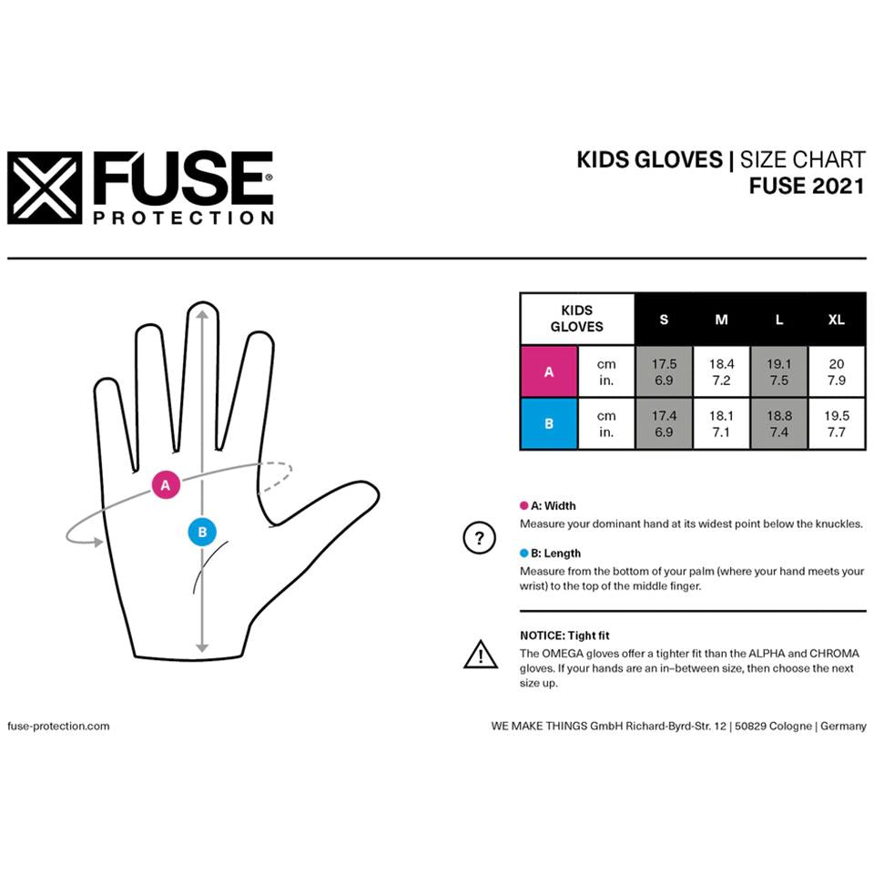 Fuse Alpha Youth Glove - Black