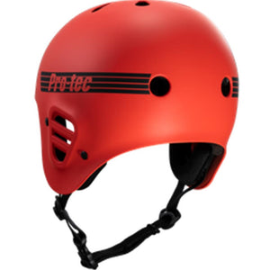 Pro-Tec Full Cut Helm - Matte Bright Red