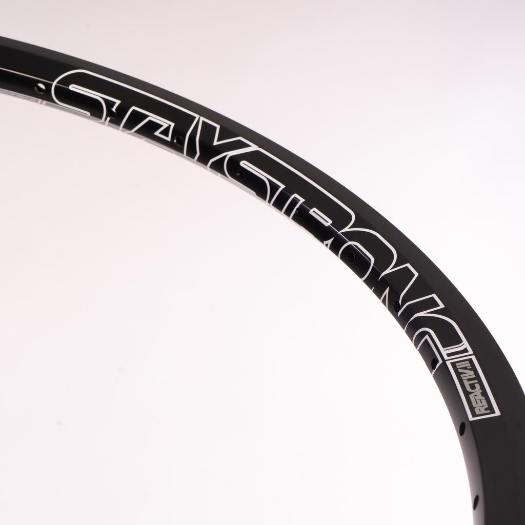 Stay Strong Reactiv 2 20", 36H Race Rim (1.5") - Front/ Black