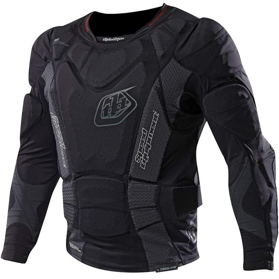 Troy Lee Designs Youth 7855 Upper Protection Long Sleeve Race Shirt - Black