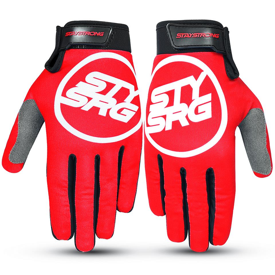 Stay Strong Staple 3 Gants - Red