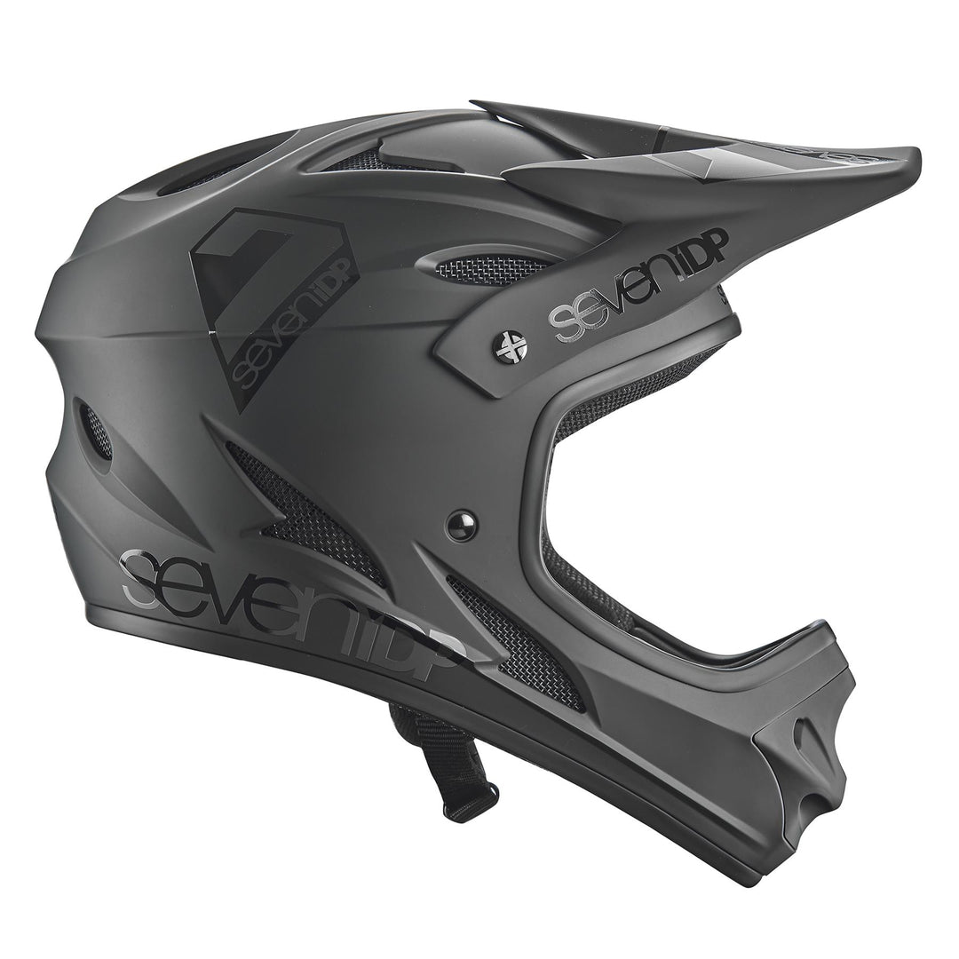 Seven iDP M1 Race Casco - Matt Black/Gloss Black
