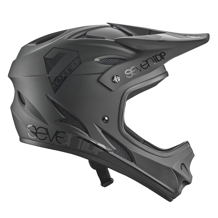 Seven iDP M1 Race Casco - Matt Black/Gloss Black