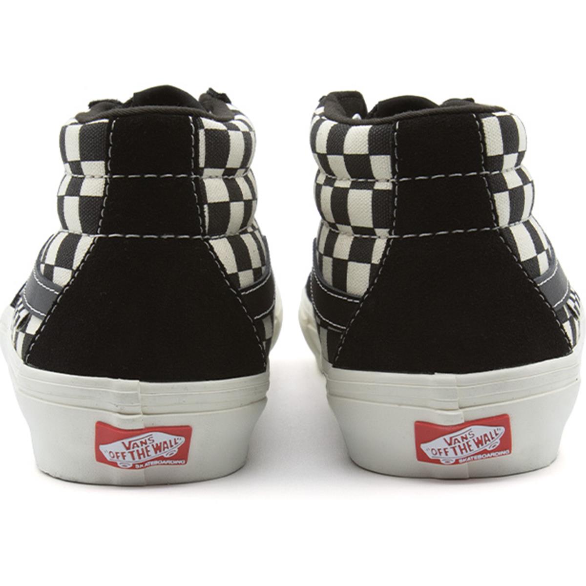 Vans Skate Grosso Mid - Nero Scacchiera/Marshmallow