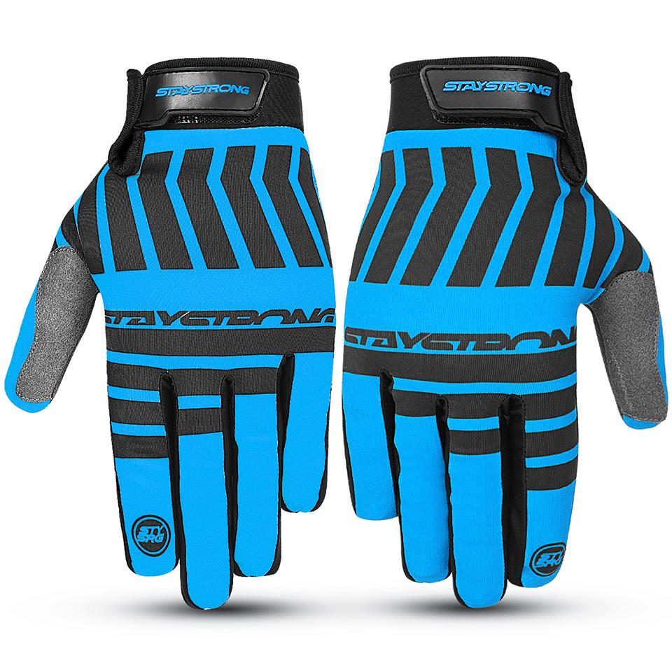 Stay Strong Chev Stripe Youth Guantes - Teal