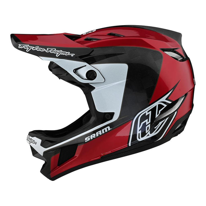 Troy Lee D4 Carbon Race Casque - Corsa Sram Red