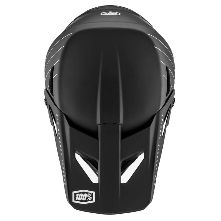 100% Status Youth Race Helm - Essential Black