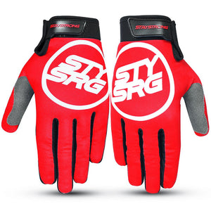 Stay Strong Staple 3 Youth Gants - Red