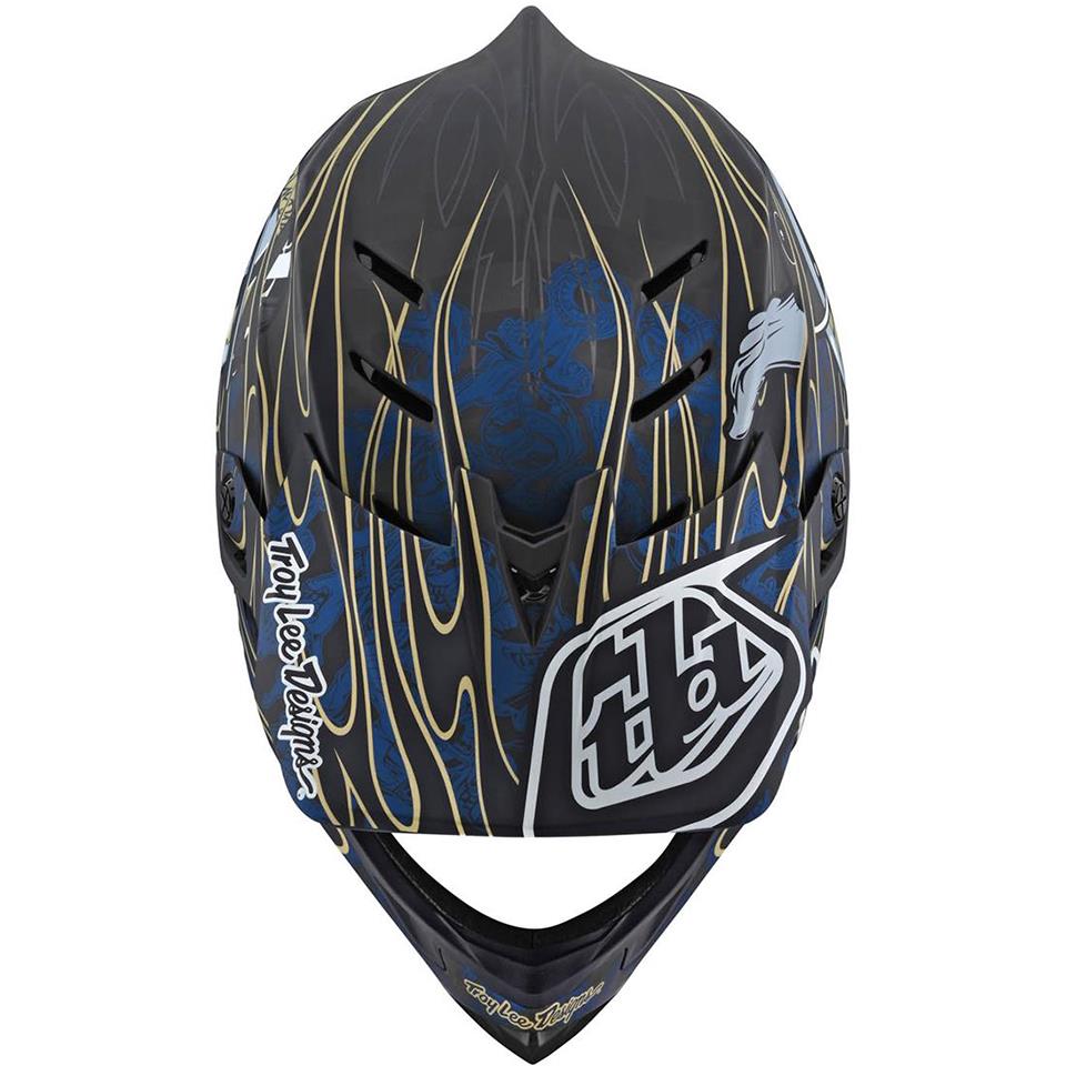 Troy Lee D4 Carbon Race Helmet - Limited Edition Blue Eyeball