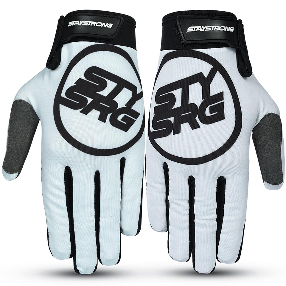 Stay Strong Staple 3 Youth Gants - White