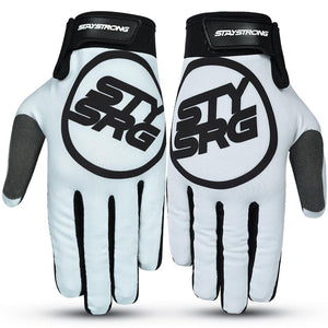 Stay Strong Staple 3 Youth Guantes - White