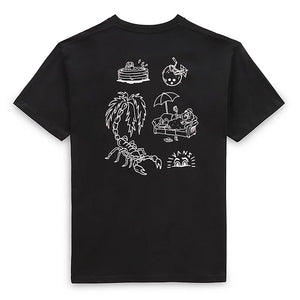 Vans Camiseta Hand Drawn Vans Paradise - Negra