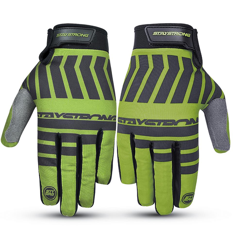 Stay Strong Chev Stripe Guantes - Green