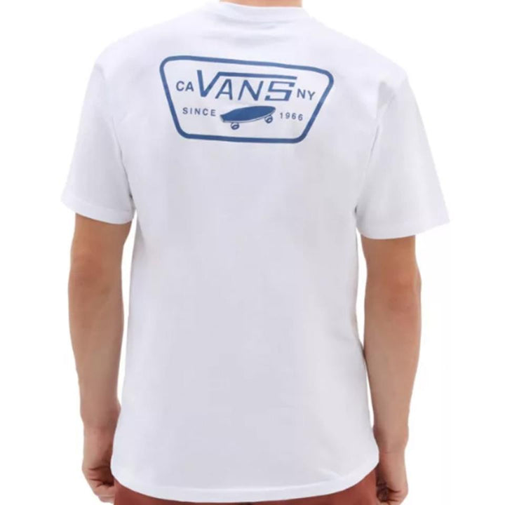 Vans Full Patch Maglietta - White/True Blue