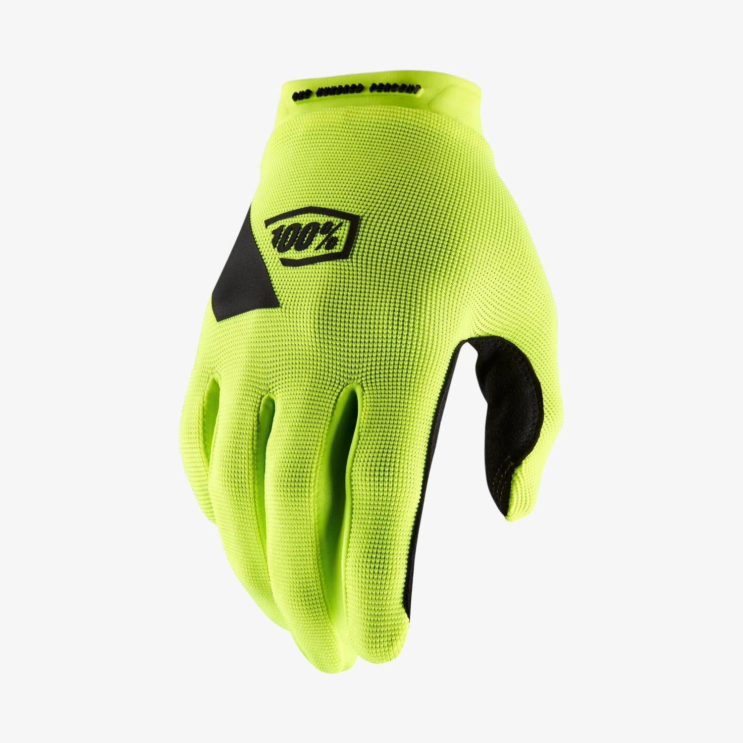 100% Ridecamp Race Handschuhe - Fluo Gelb
