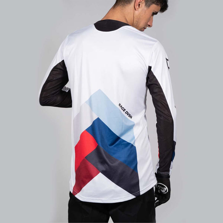 Stay Strong Chevron Race Jersey - White